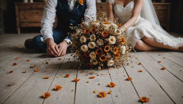 Mariage fleurs séchées : des créations éthiques et uniques