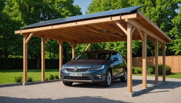 Solaire bois : découvrez le carport qui protège et épargne